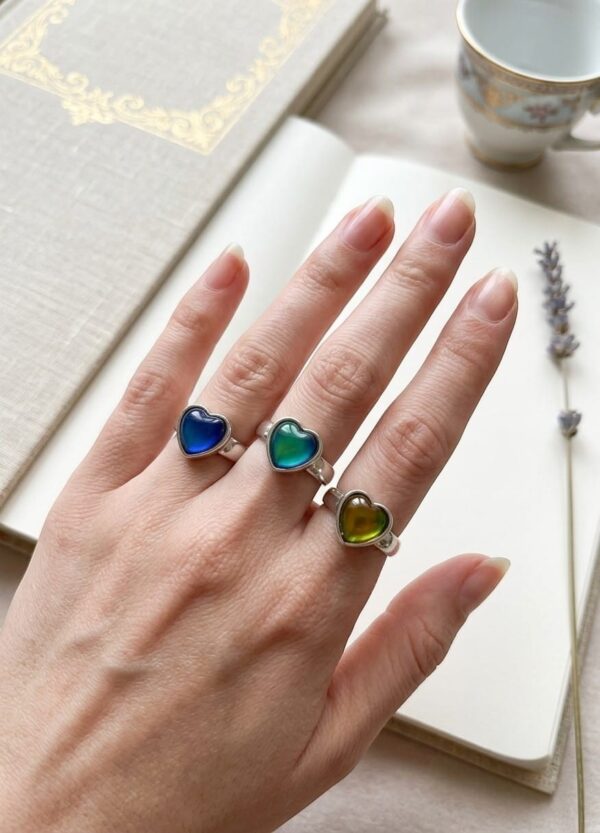 Anillo Piedra del Humor Corazon