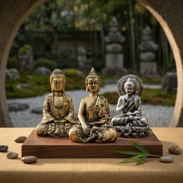 Porta Sahumerio Buda Meditacion Resina
