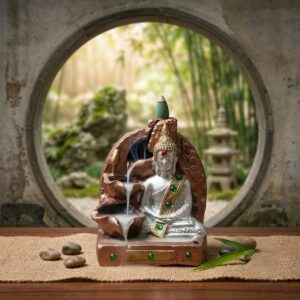 Cascada Buda Meditacion Grande Eco
