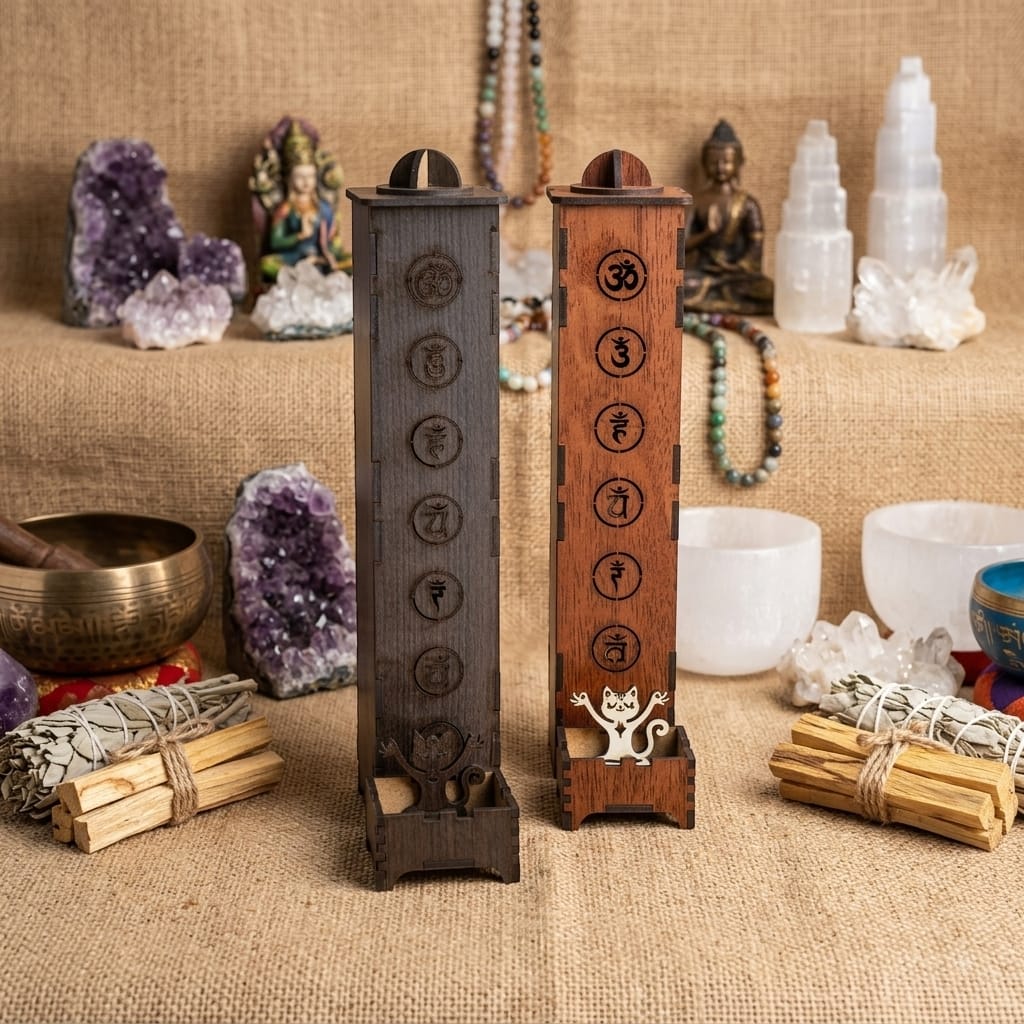 Porta Torre Colgable 7 Chakras MDF Premium