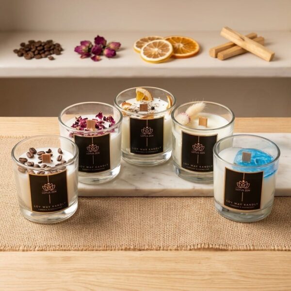 Velas Soja Aromatica Premium Lotus Zen