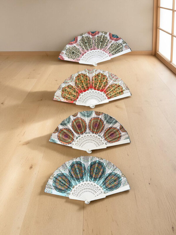 Abanico Tela Mandala